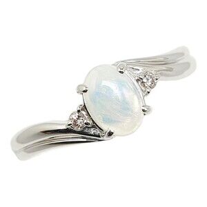 Other Platinum Opal Diamond Ring  Metal Ring in Excellent condition
